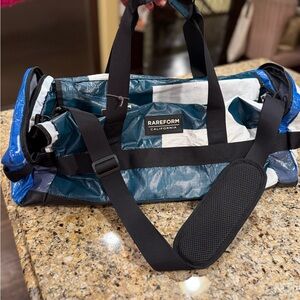 Rareform California Blue and Black Duffel Bag